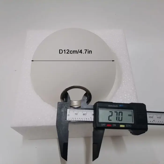 

Стеклянный абажур купольный матовый белый