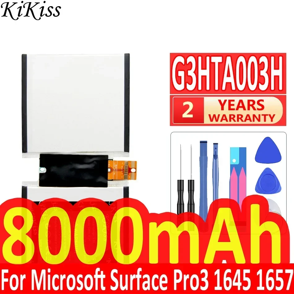 Аккумулятор KiKiss для Microsoft Surface Pro 1 2 3 4 5 1601 1514 2ICP5 1631 1645 1657 1724 1796 Аккумуляторы + трек