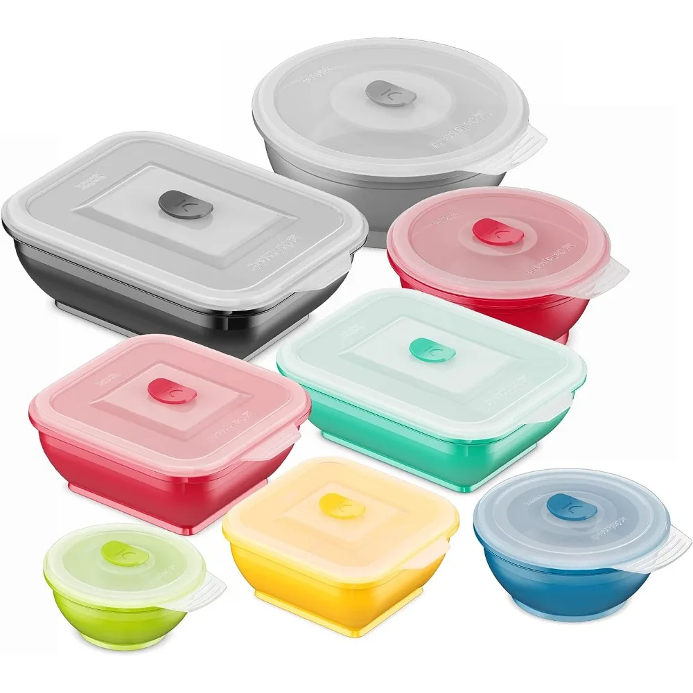 

Space Organization, Freezer, Oven & Microwave Safe Leftover Storage Containers with Lids, Ultimate Starter Kit