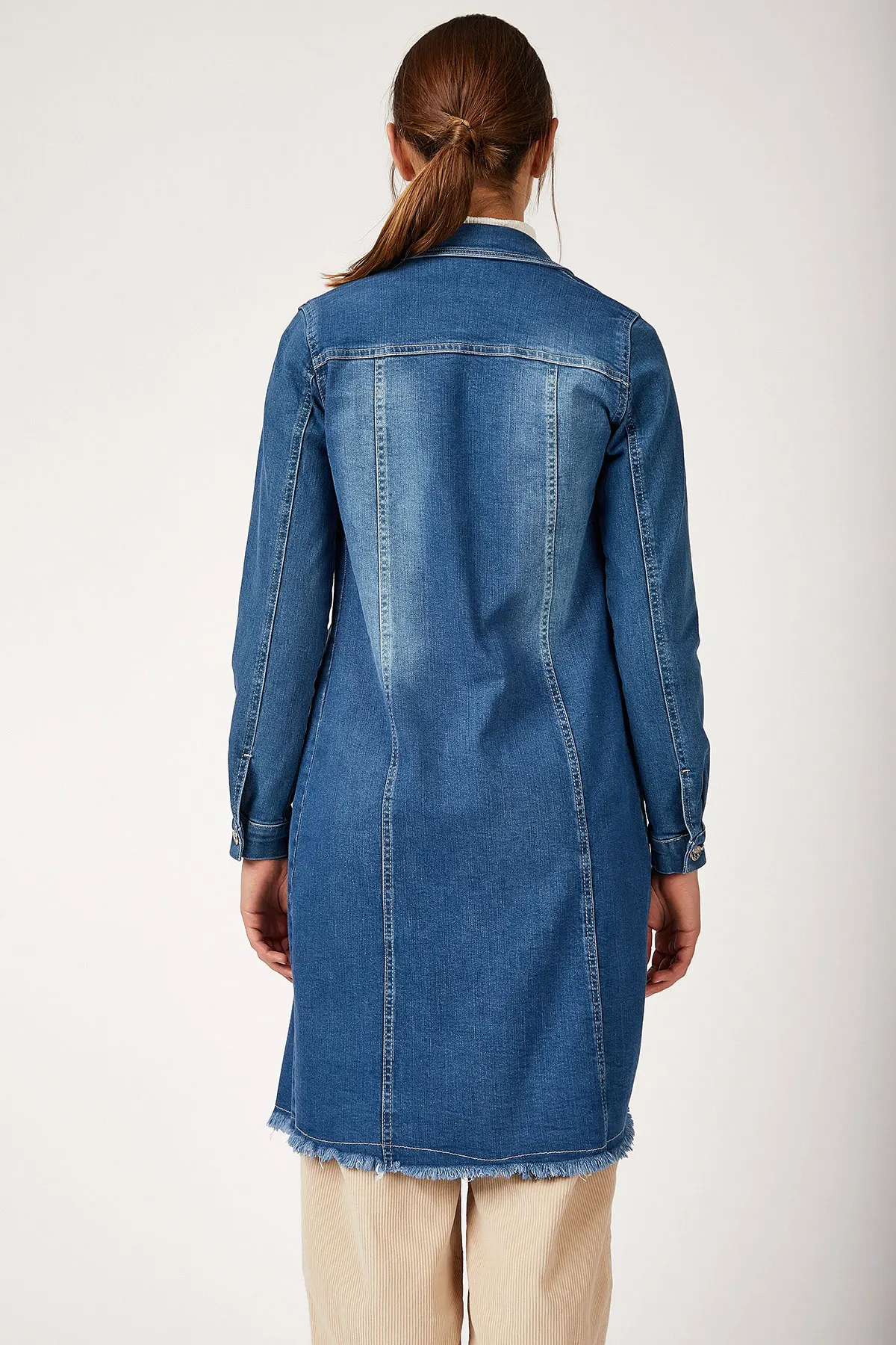 Юбка с кисточками джинсовая куртка осень женская одежда зимняя зима 2021 Пуховик