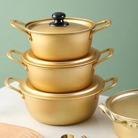 korean ramen noodles pot aluminum soup pot with lid noodles milk egg soup cooking pot fast heating for kitchen cookware