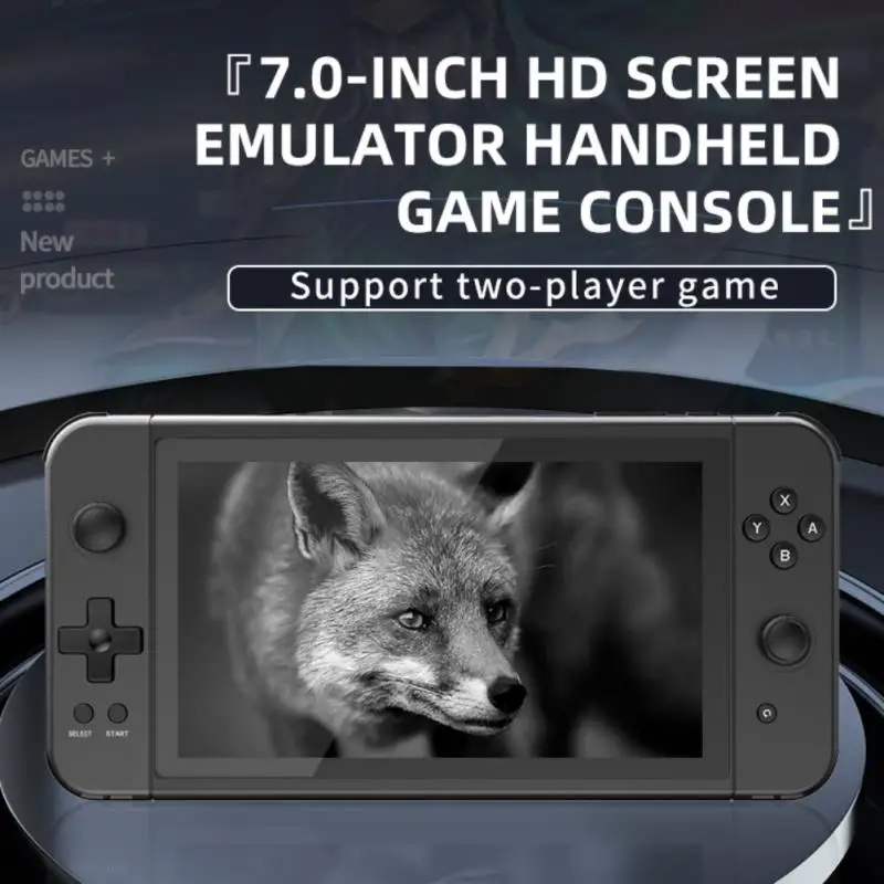 

НОВЕЙШАЯ портативная игровая консоль X70 7,0 дюйма с IPS-экраном 32 ГБ, бесплатные игры для FBA/FC/GBA/NEOGEO/SFC/MD/PS, поддержка MP3