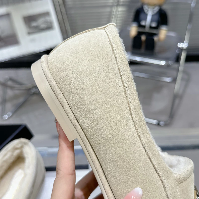 Размер 35–41. Женские лоферы. Новая зимняя обувь из натуральной коровьей замши.