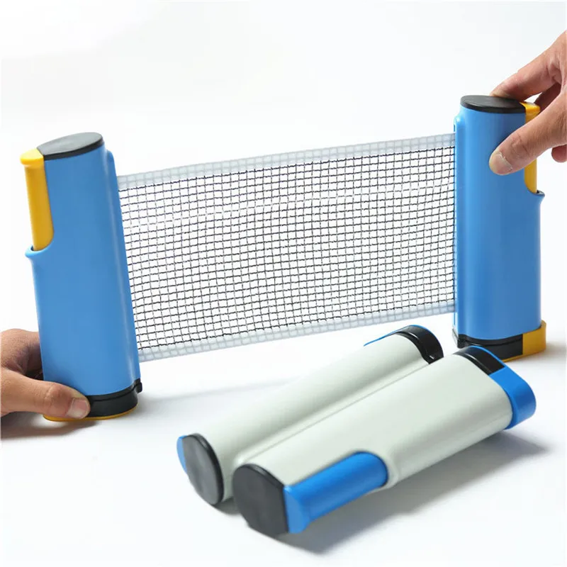 

Retractable Table Tennis Net Portable Professional Ping Pong Post Net Rack Family Entertainment Workout Tennis Equipment