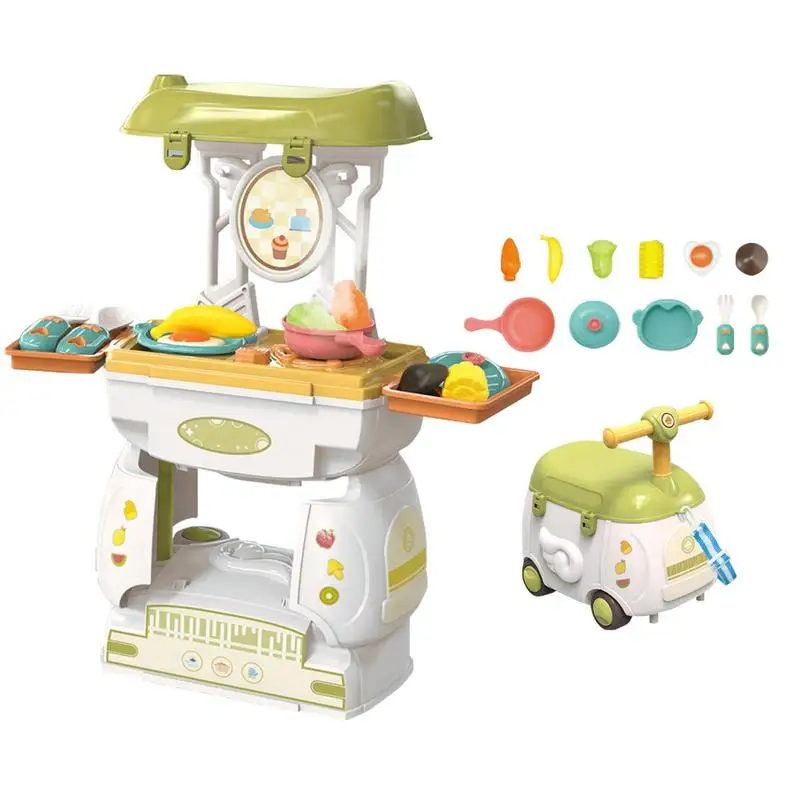 

Kitchen Toys Imitated Chef Pretend Cooking Food Play Dinnerware Set Safe Cute Children Girl Car Toy Gift Fun Role Play Game