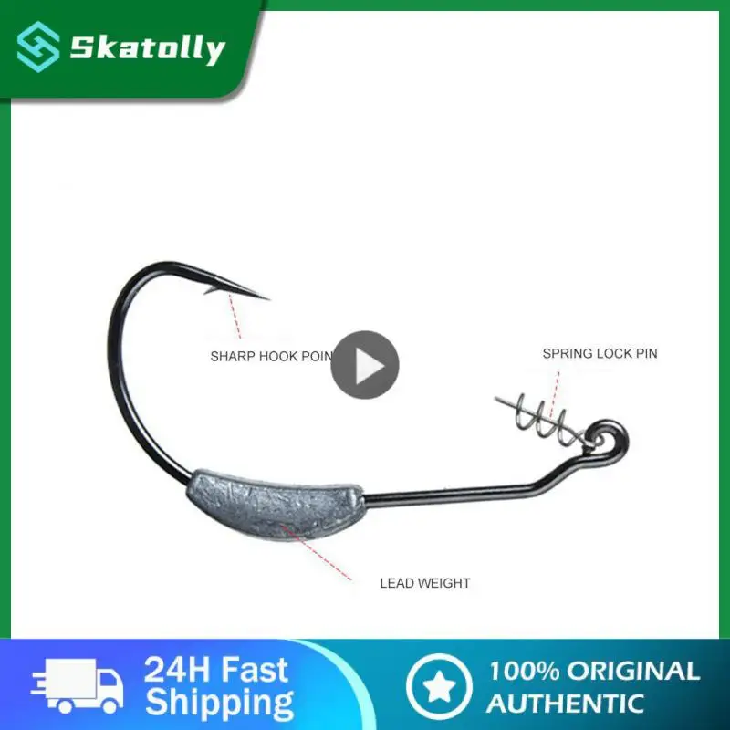 

High-carbon Steel Fishhook Strong Penetration Single Fishhook Anti-hanging Bottom Hook Sharp Hook Point Freshwater Fishhook