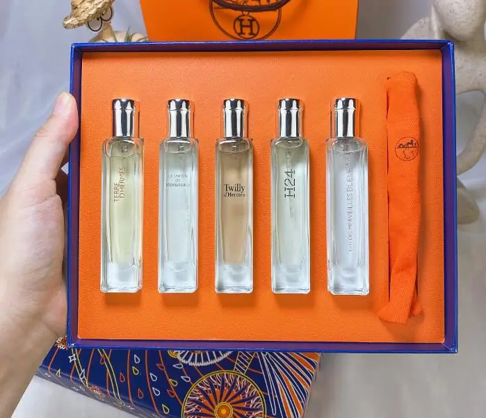 

High quality luxury brand mini set women perfume natural taste floral fruit wood long lasting women parfum for fragrances women