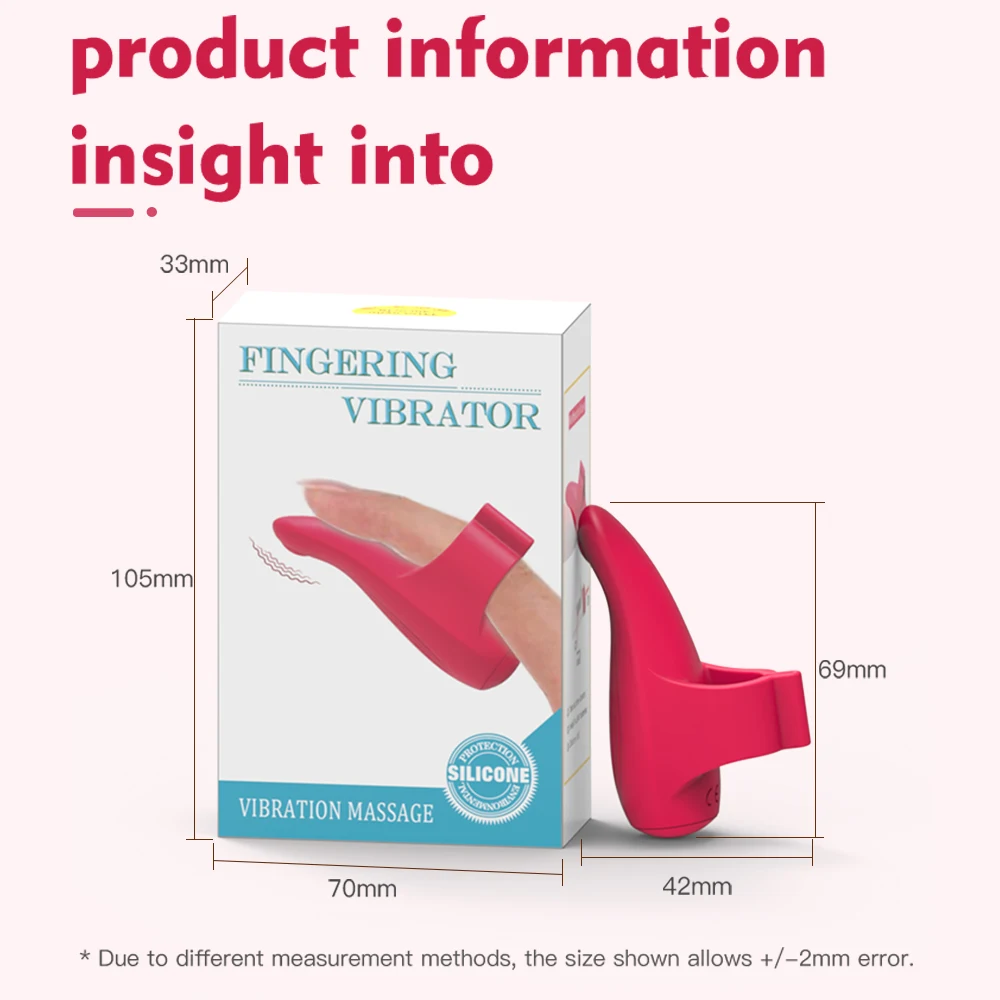 Товары для взрослых Секс-игрушки G Spot Мини-вибратор на палец Женская мастурбация