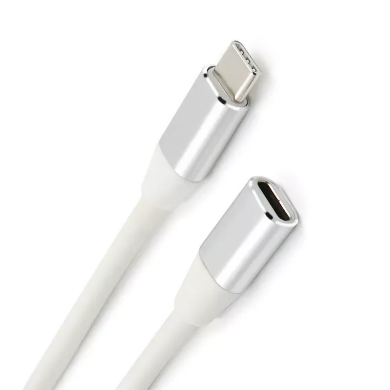 

Type C USB 3.1 Male to USB 3.1 Male to USB-C Female Extension Extender Cord 1m For Macbook