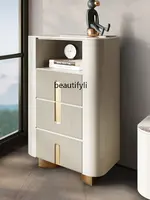 zq Chest of Drawers Stone Plate Locker Living Room Corner Cabinet Bedroom Storage Cabinet Small Apartment Storage Cabinet