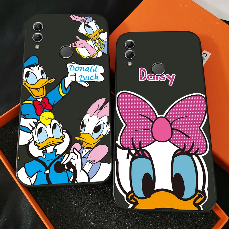 

Disney Mickey Anime Phone Case For Huawei Honor 7A 7X 8 8X 8C 9 V9 9A 9X 9 Lite 9X Lite Back Funda Carcasa Black Coque