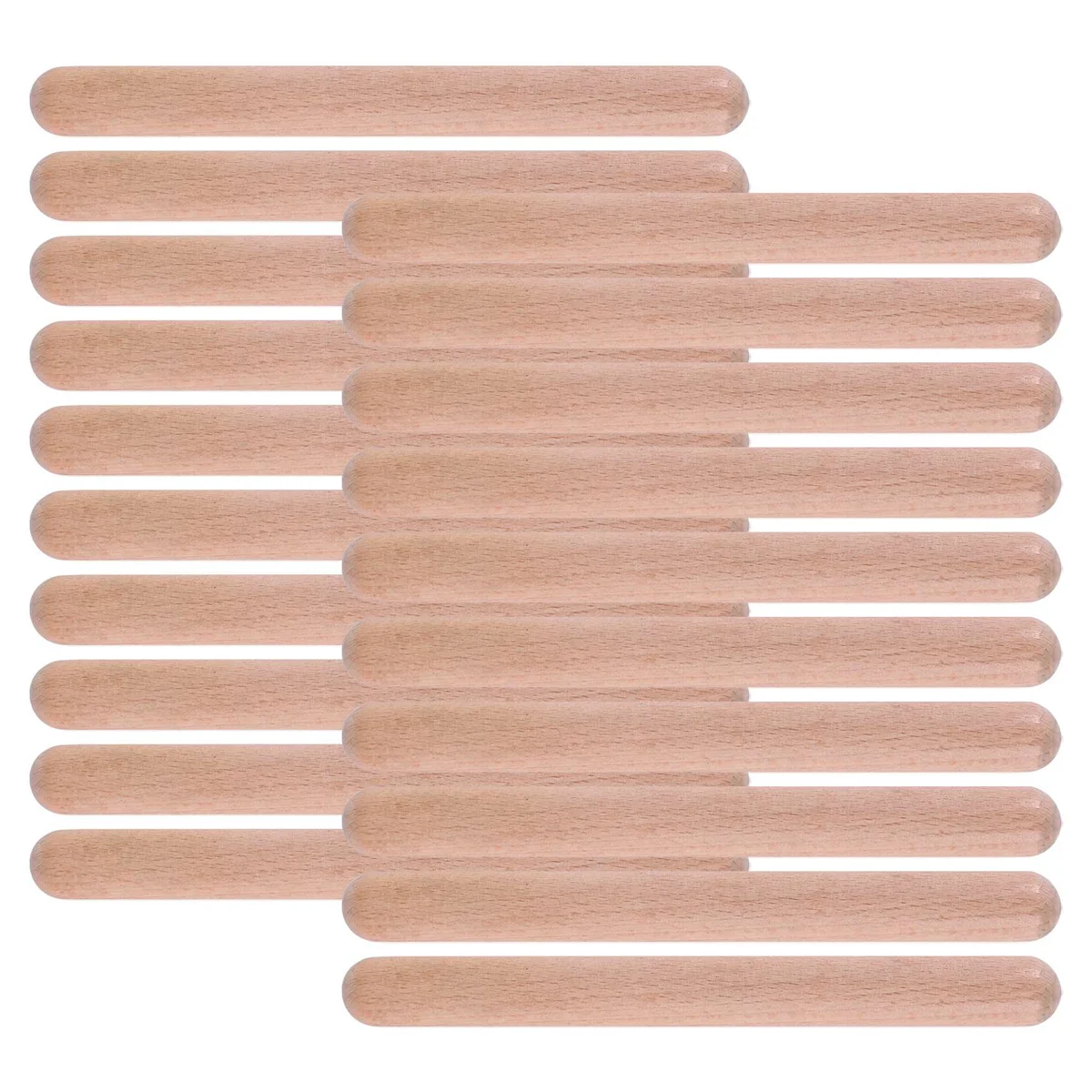 

20Pieces 8 Inch Kids Rhythm Sticks Music Lummi Sticks Classical Wood Claves Musical Percussion Instrument Musical Sticks