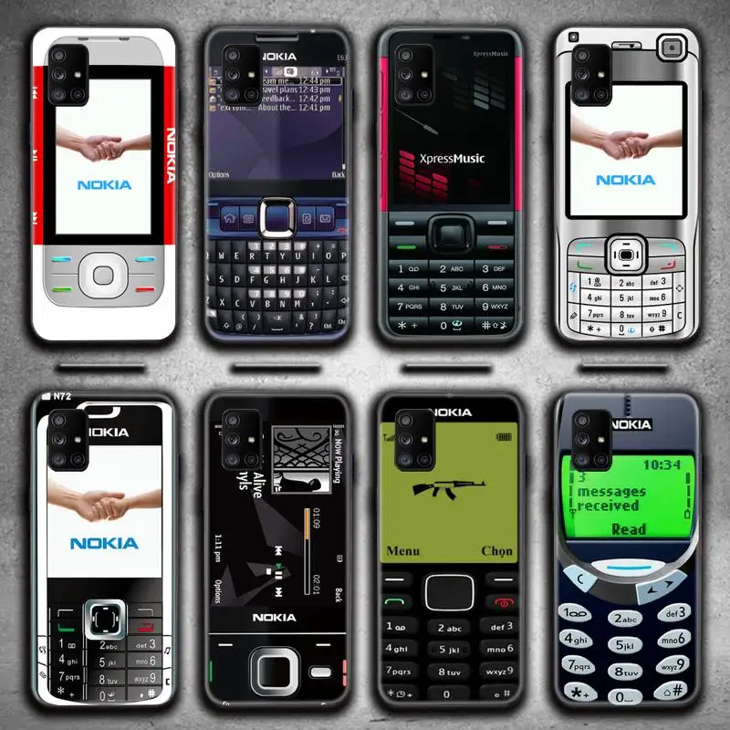 

Funny Nokias Fashion Phone Case For Samsung Galaxy A52 A21S A02S A12 A31 A81 A10 A30 A32 A50 A80 A71 A51 5G