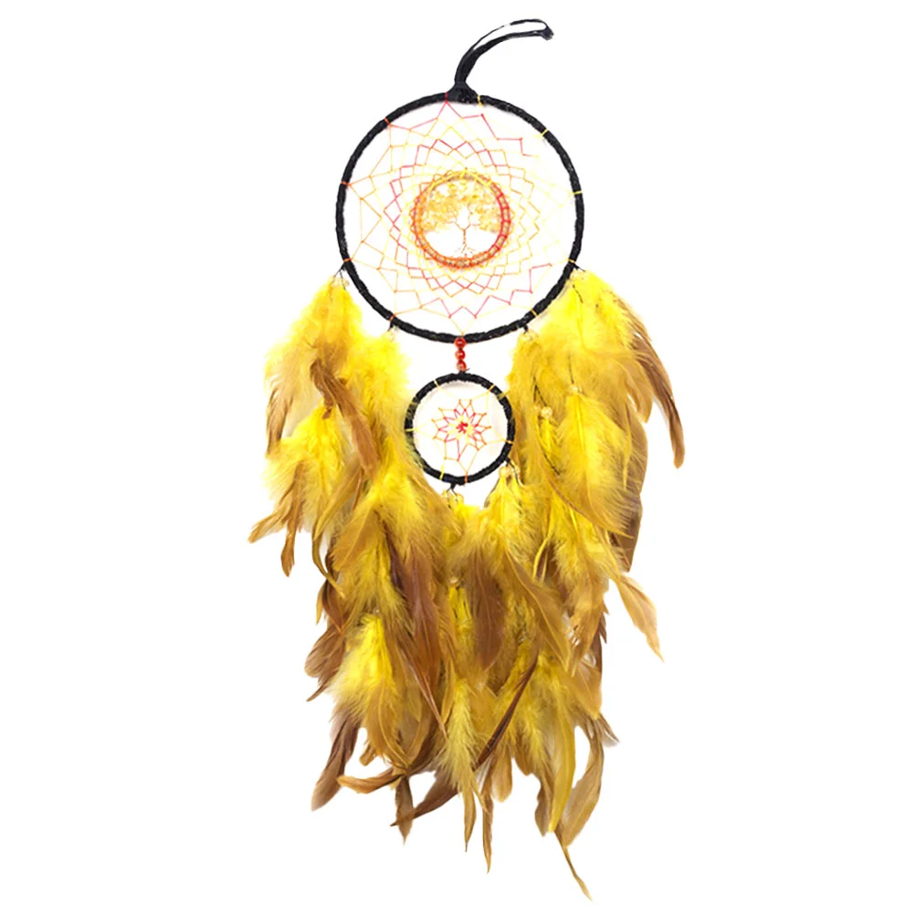 

Dreamcatcher Pendant Hanging Decor Wall Home Door Indoor Dream Catcher Plume Decorative
