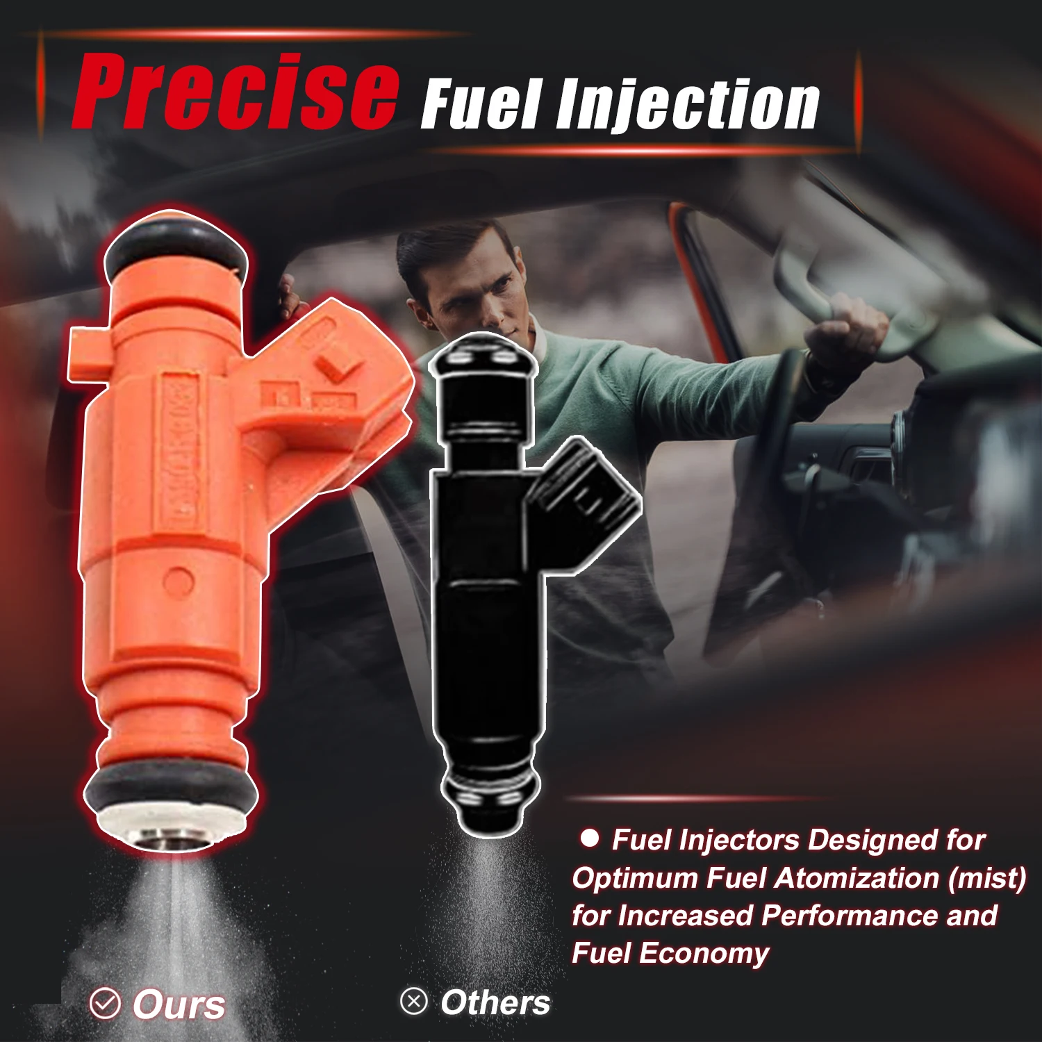 4 шт. топливные форсунки для Citroen C2 C3 Xsara Berlingo Peugeot 206 307 1007 Partner 1,6 16 В 2000-2014 0 280 156 034 0280156034 (art.: 3920cf35e005d) - 3920cf35e005d