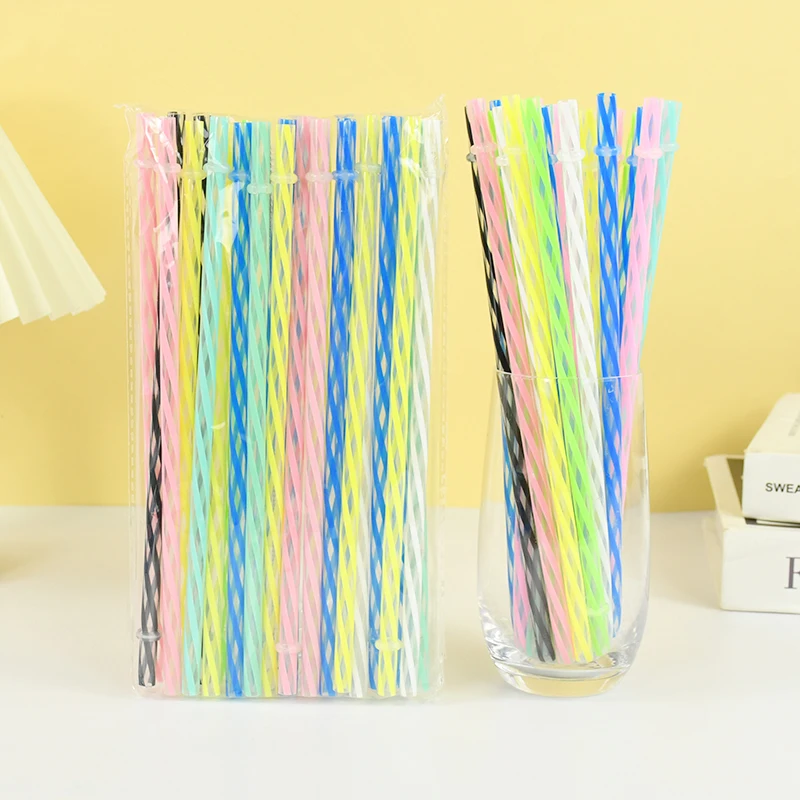 25 шт. разноцветные спиральные полосы жесткая полипропиленовая пластиковая