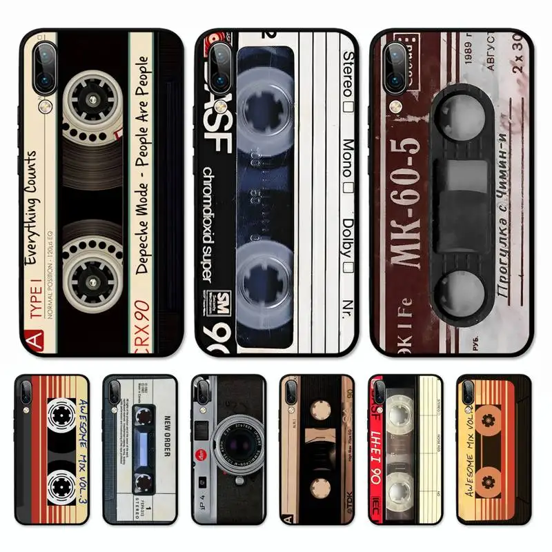 

Vintage Cassette tape Phone Case for Vivo Y91C Y11 17 19 17 67 81 Oppo A9 2020 Realme c3