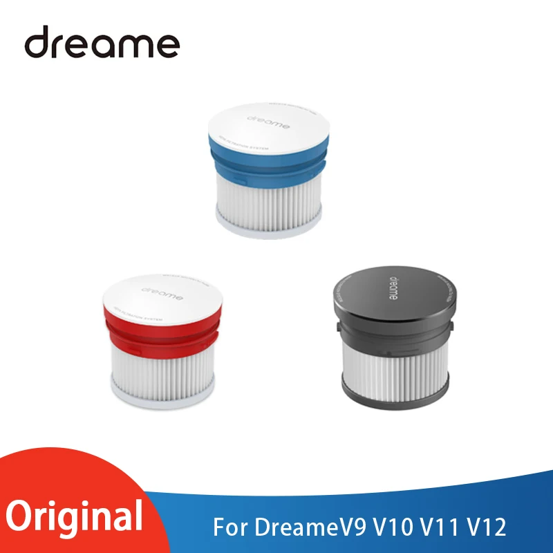 Original Dreame V10 HEPA Filter for Dreame Wireless Vacuum Cleaner V9 V9B V10 V11 V12 V12 PRO Washable High Efficiency Filter