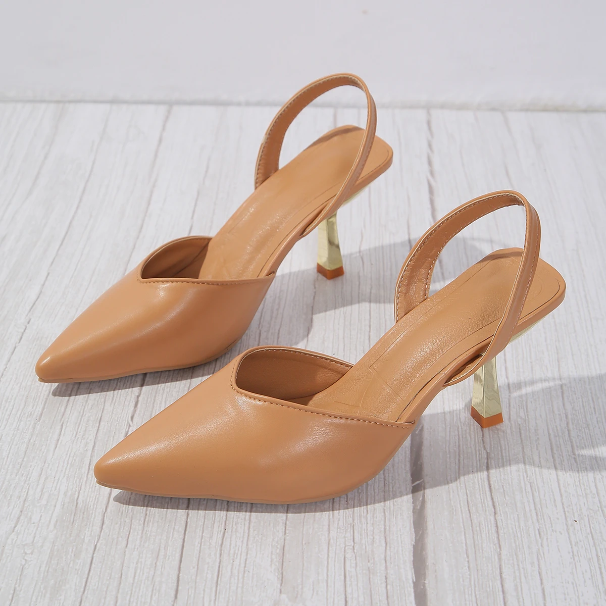 

2023 Autumn Fashion Hollow Out Women Pumps Elegant Pointed Toe Stiletto High Heels Shallow Office Lady Shoes Slingback 35-43