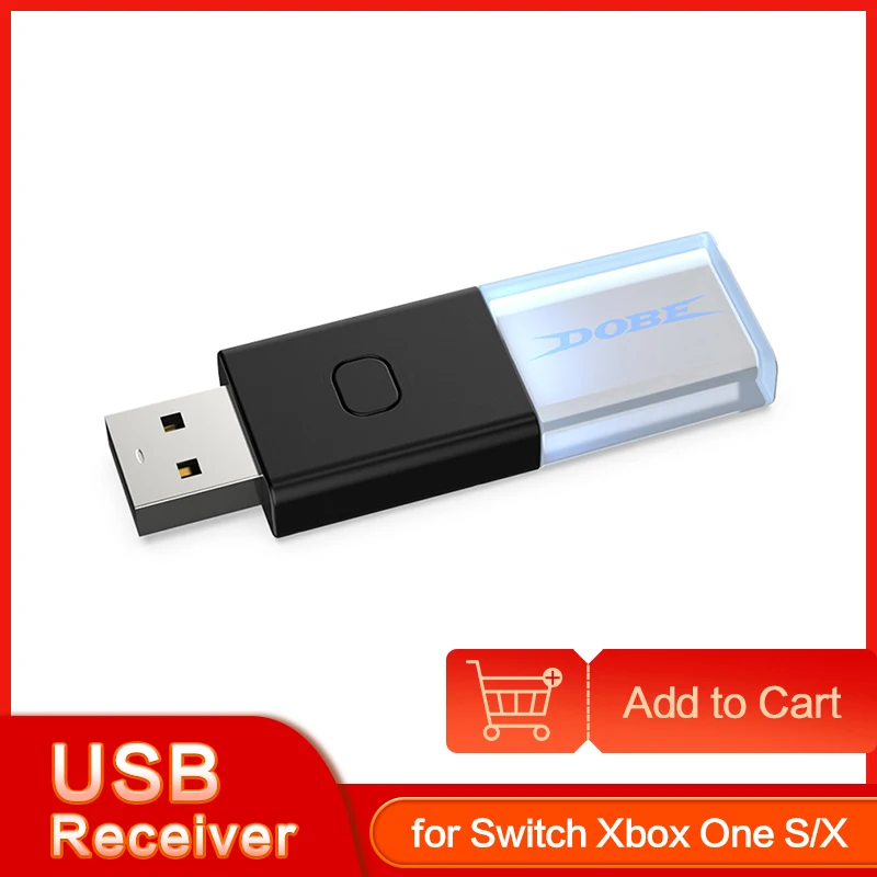 USB-ресивер для Switch Xbox One S/X совместимый с Bluetooth беспроводной контроллер геймпад