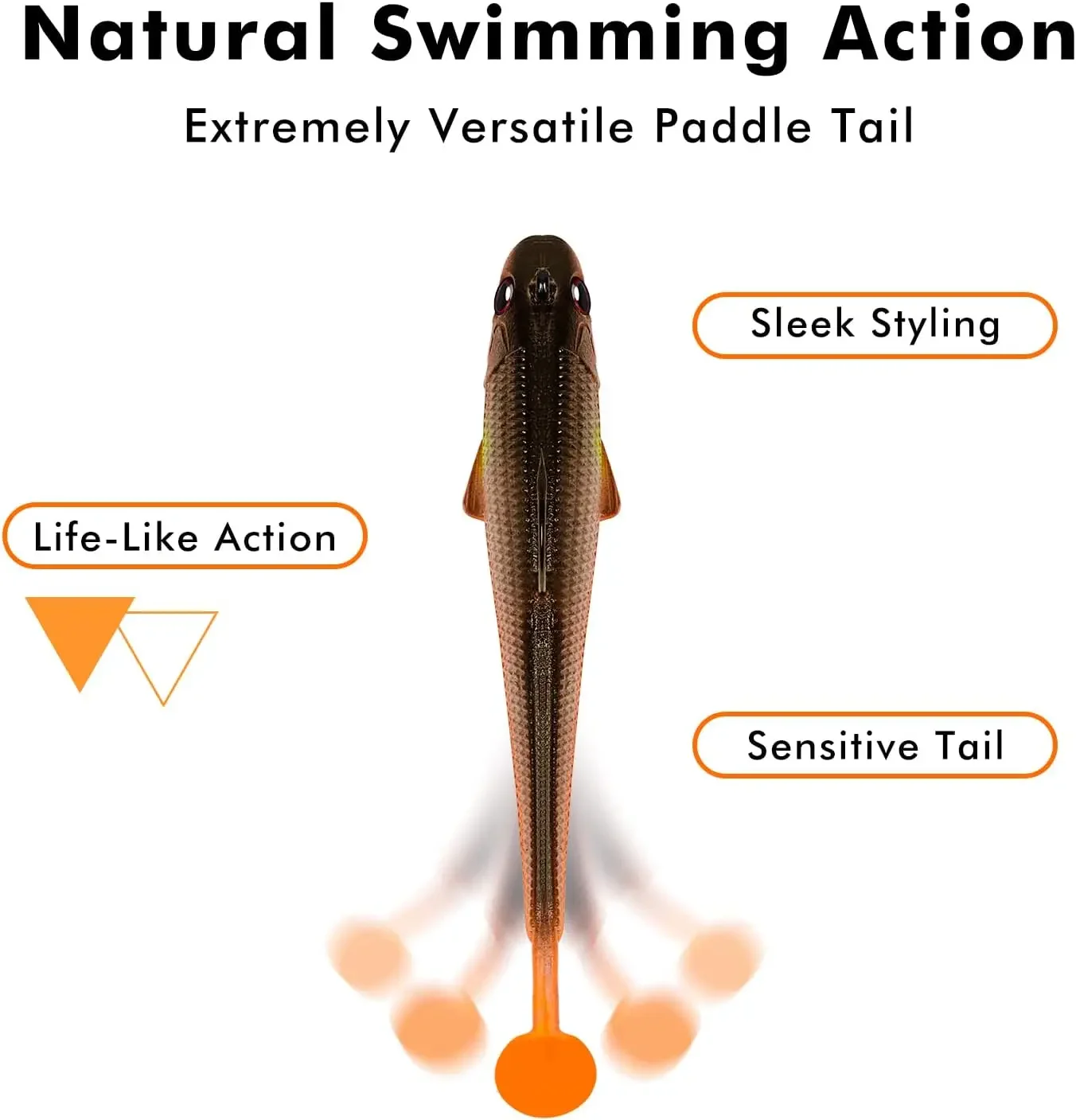 Мягкая рыболовная приманка с Т-образным хвостом подходит для продвинутой ловли