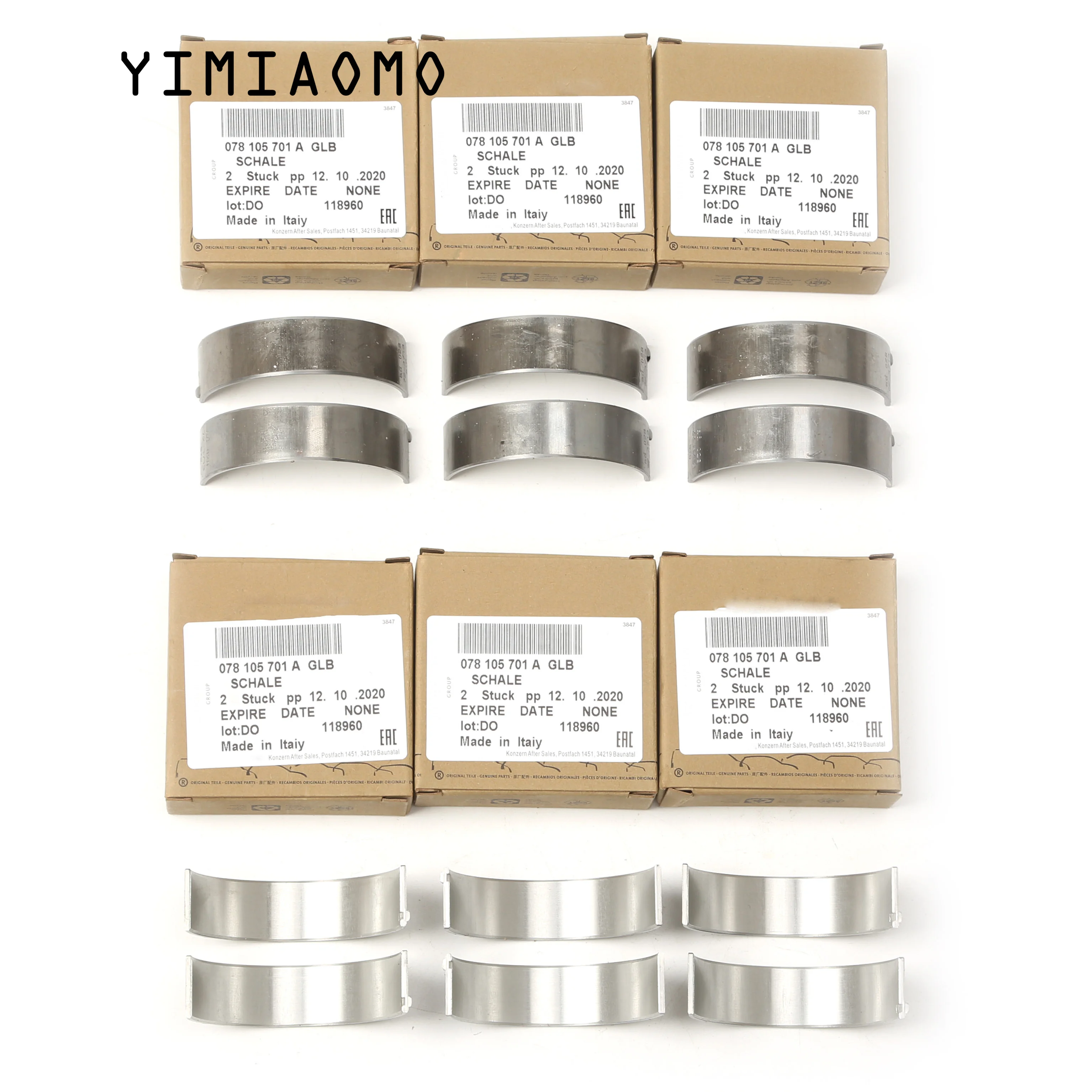 

New 078105701J Connecting Rod Bearing For A4 Avant 2001-2008 A6 Allroad Quattro S4 Cabrio. A8 3.0L ASN BBJ 2004-2007 078105701A