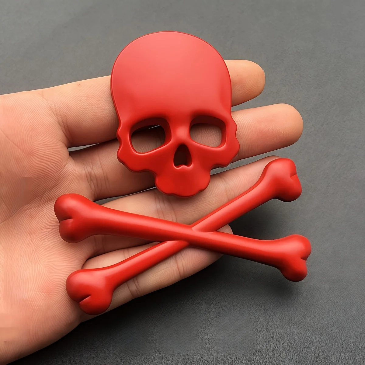 

Универсальная 3D Металлическая Эмблема-наклейка С Дизайном Черепа Для Мотоциклов, Автомобилей, Велосипедов