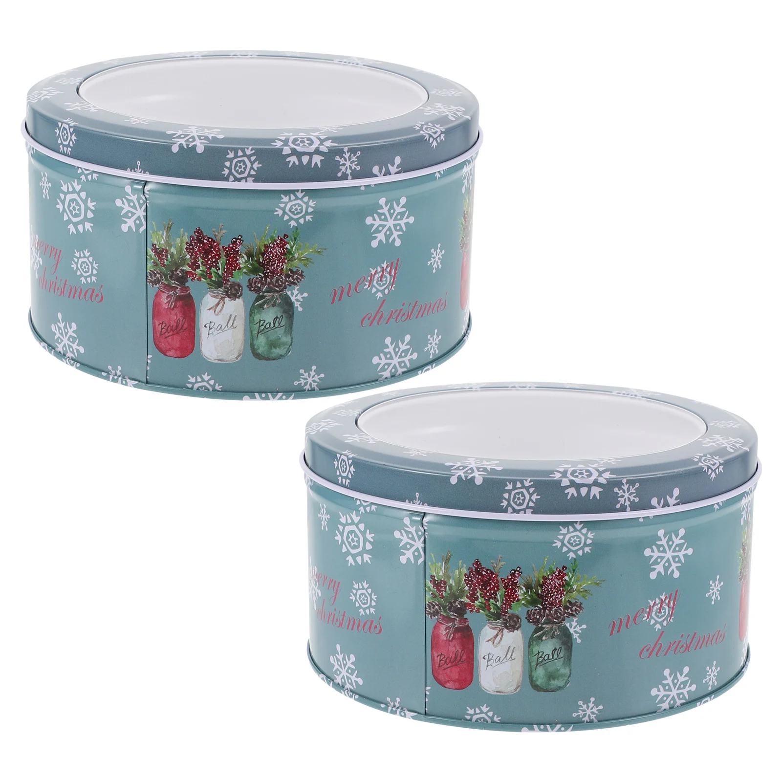 

2Pcs Portable Dessert Boxes Wedding Candy Boxes Candy Gift Boxes (Sky-blue)