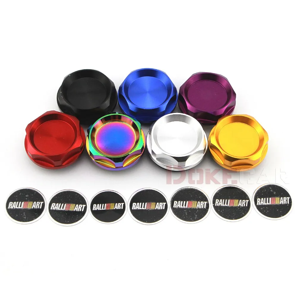 Алюминиевая крышка для масляного бака двигателя Ralliart Neo Chrome Mitsubishi