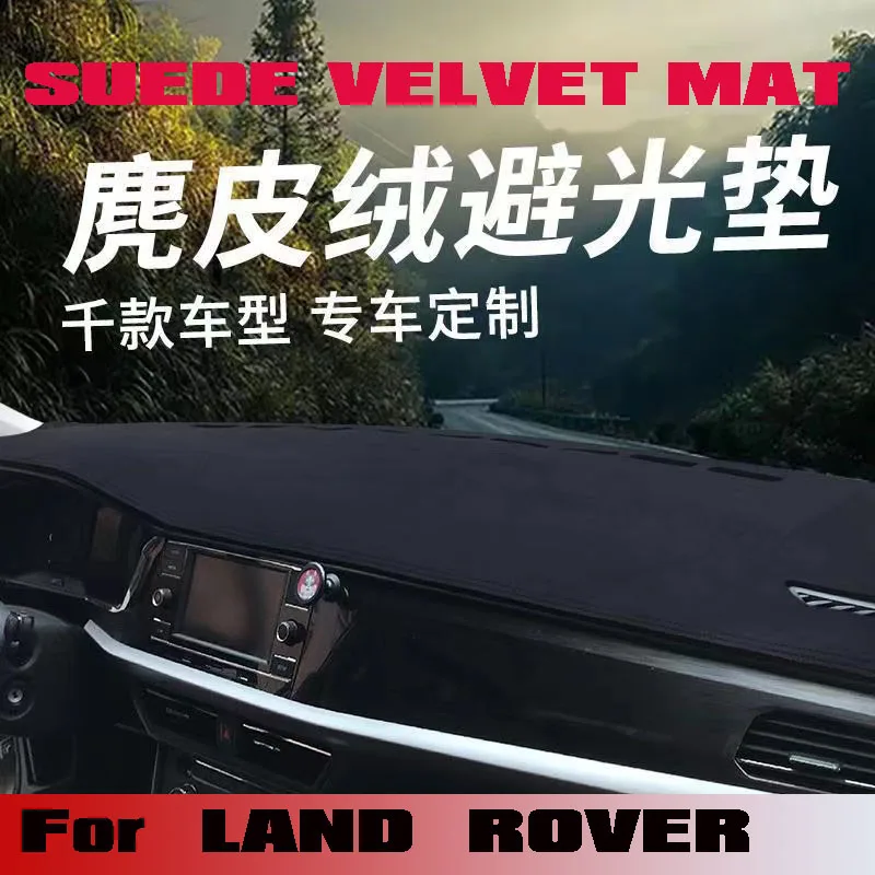 

Car Dashboard Cover Mat Avoid light Pad Cover Carpets Interior Accessories For Land Ranger Rover Freelander Discover4 5 Defender