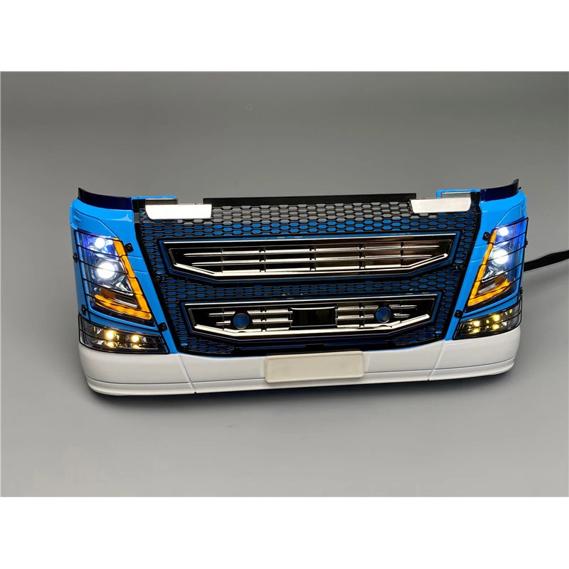 1 пара светодиодных фар для проточной воды в масштабе 1:14 обновленный свет Tamiya Rc