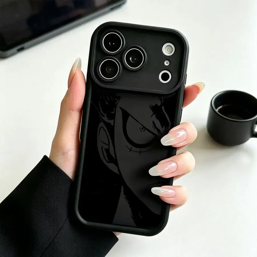Фото Чехол для телефона Apple iPhone 17 Pro Max 14 Plus 15 16e XS Air 11 12 XR 13 Mini 16 с мультяшным аниме-дизайном (One Piece) №5