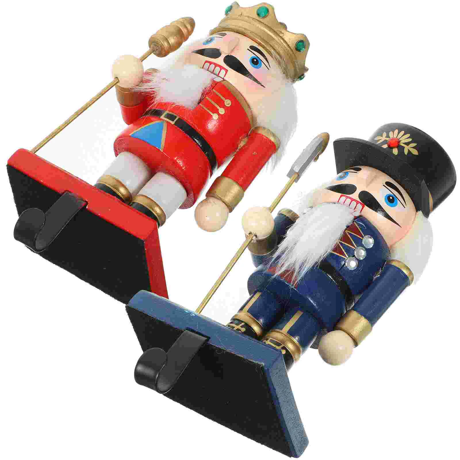 

Christmas Stockings Holder Gift Xmas Fireplace Hook Nutcracker Hangers Metal Mantel Juguetes Para Adultos