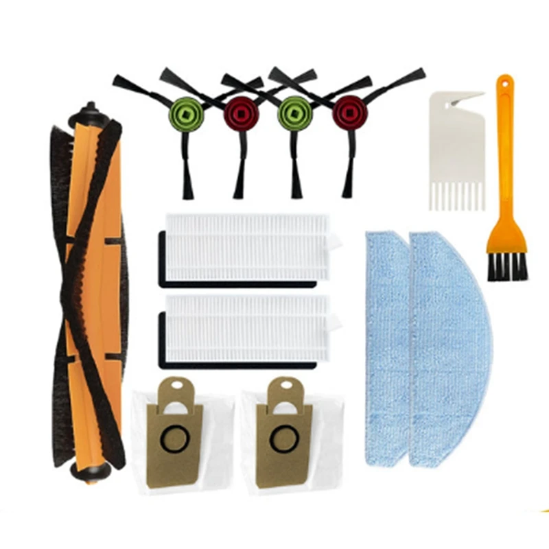 

1 Set Main Brush Side Brush Hepa Filter Mop Rag Dust Bag Accessories For Xiaomi Lydsto G2 Robot Vacuum Cleaner