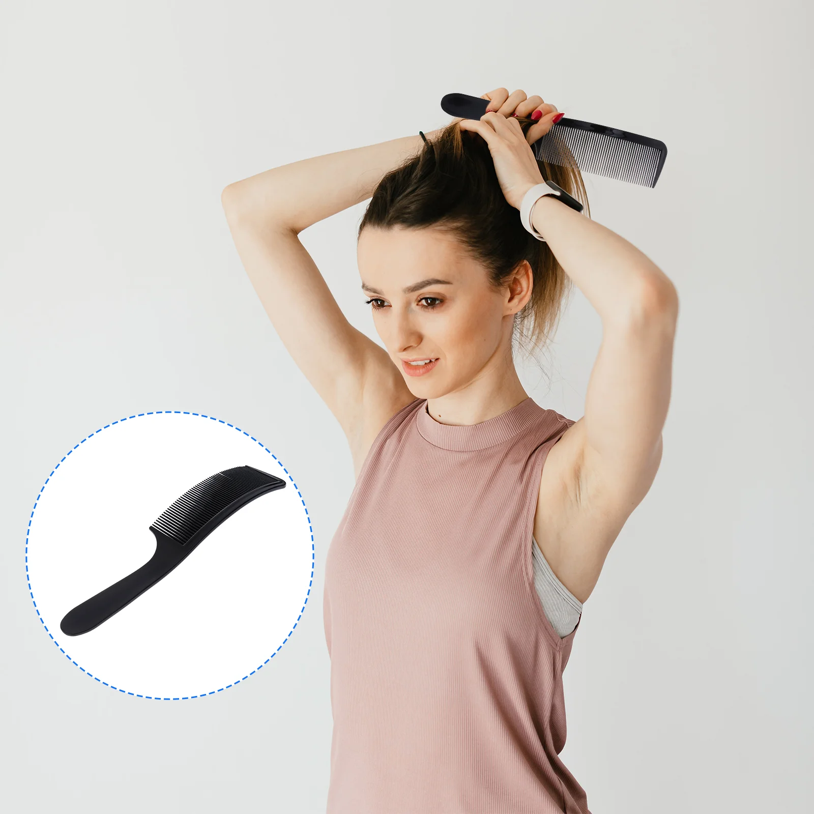 

Comb Hair Barber Combs Cutting Clipper Hairdressing Brushsupplies Flat Blending Styling Portable Haircut Shop Travel