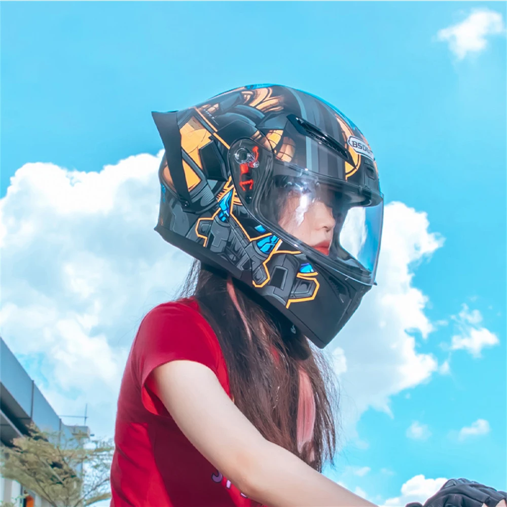 KEMIMOTO Full Face Helmets DOT Approved Flip Up Motorcycle Helmet Casco Moto Helmet Open Face Visor Dual Lens Unisex enlarge