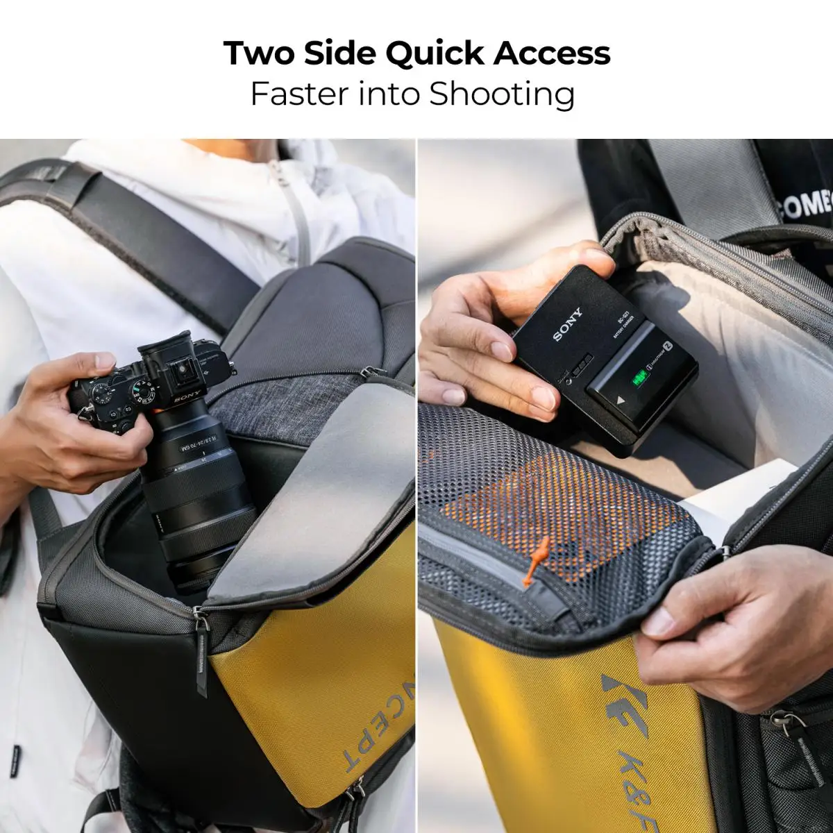 K &amp F Concept профессиональные сумки для фотокамер фотографов 25 л большая емкость