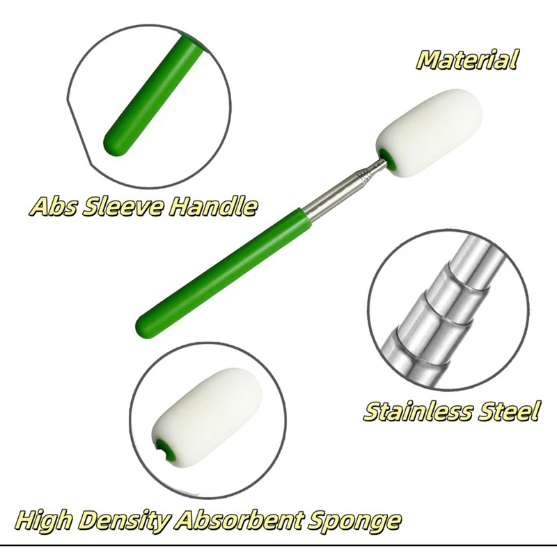 LICG 2 шт. телескопическая губка на палочке держатель для губки керамической