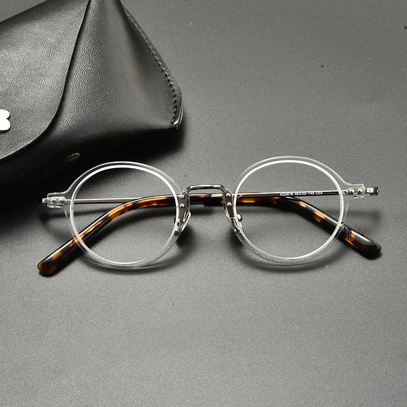 Очки в японском стиле для мужчин и женщин круглые титановые ульсветильник кие