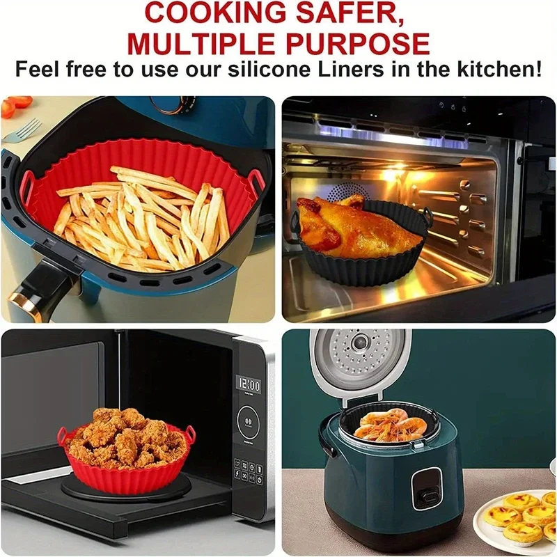 Силиконовые вкладыши для фритюрницы корзина аэрофритюрницы приспособления