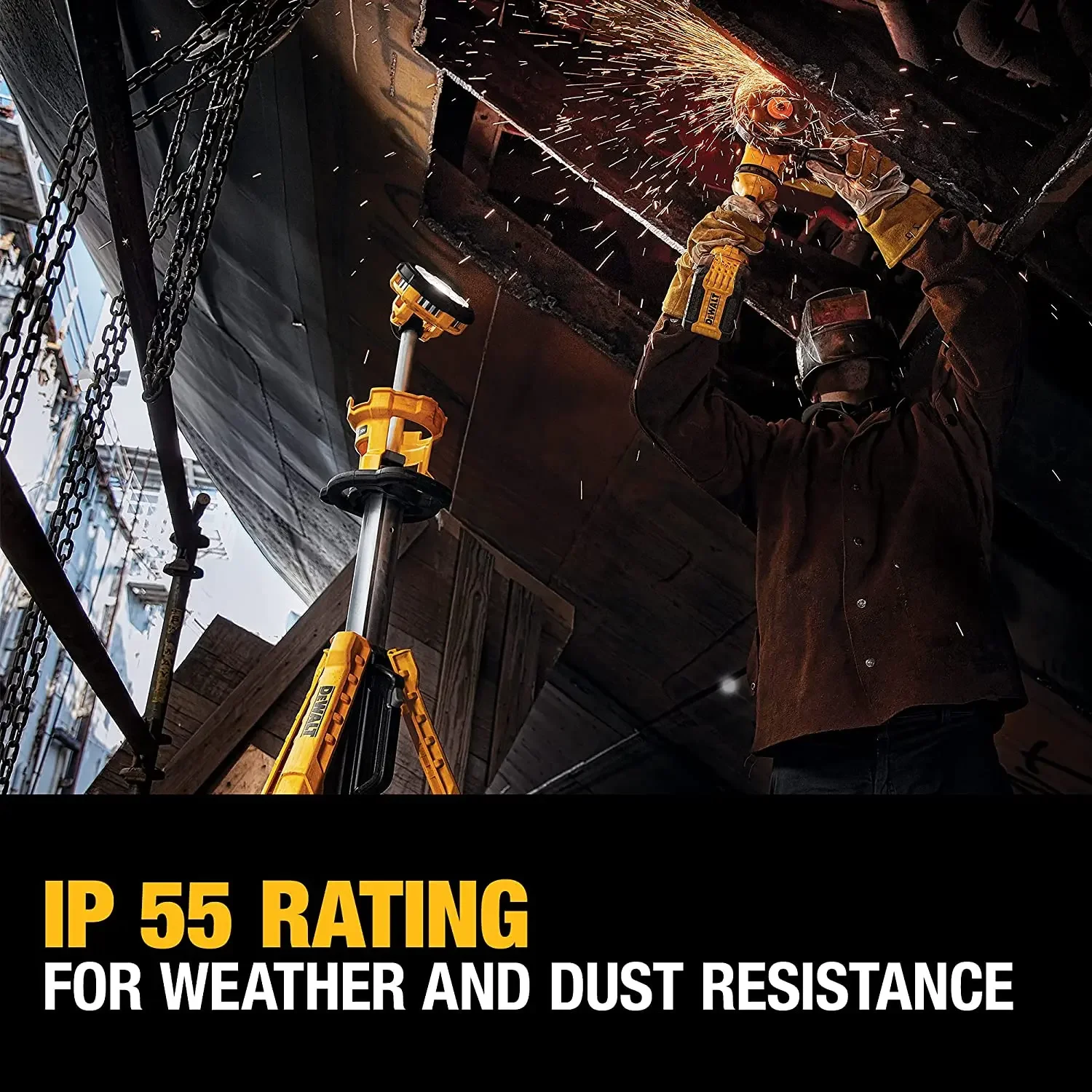Штатив-тренога DEWALT DCL079 макс. 20 в яркость 3000/1800/1000 люмен 3 режима