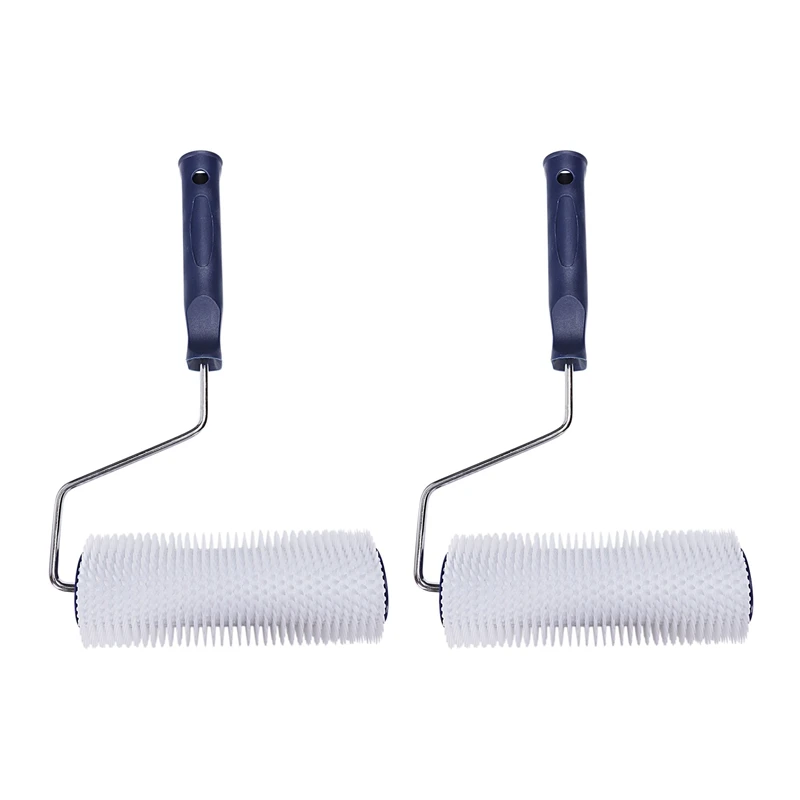 

2Pcs 7 Inch Plastic Handle Spiked Roller