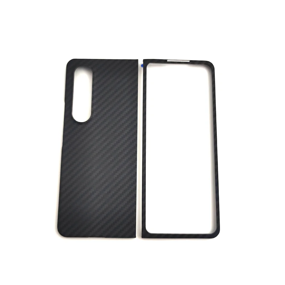 

Ultra Thin Carbon Fiber Case For Samsung Galaxy Z Fold 4 Fold 3 2 Fold2 Fold3 Phone Case Z Fold4 3 2 Aramid Fiber Phone Cover