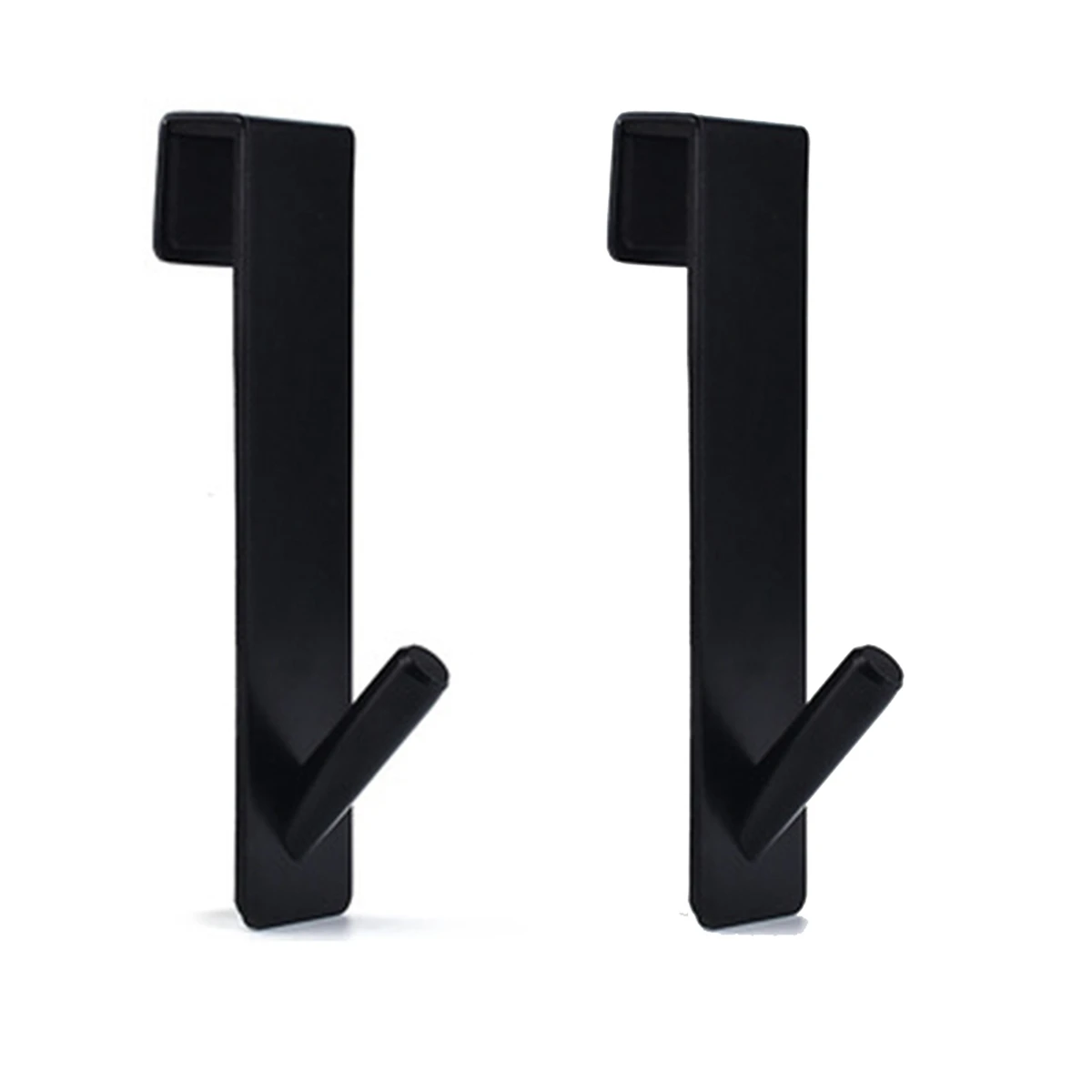 

Shower Door Hooks over Door Hooks for Bathroom Frameless Glass Shower Door, Towel Hooks, 2-Pack, Black