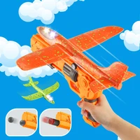 foam airplane launcher toy epp bubble plane glider outdoor toy bubble catapult plane catapult gun outdoor