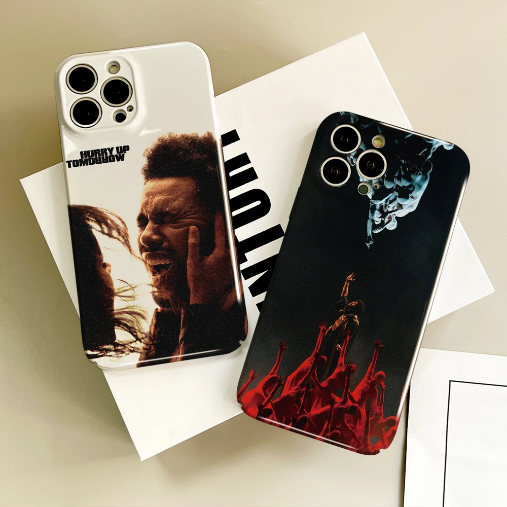 Чехол для телефона W-Weeknd Hurry Up Tomorrow iPhone 16 15 14 13 12 11 Plus Pro Max Mini прочный