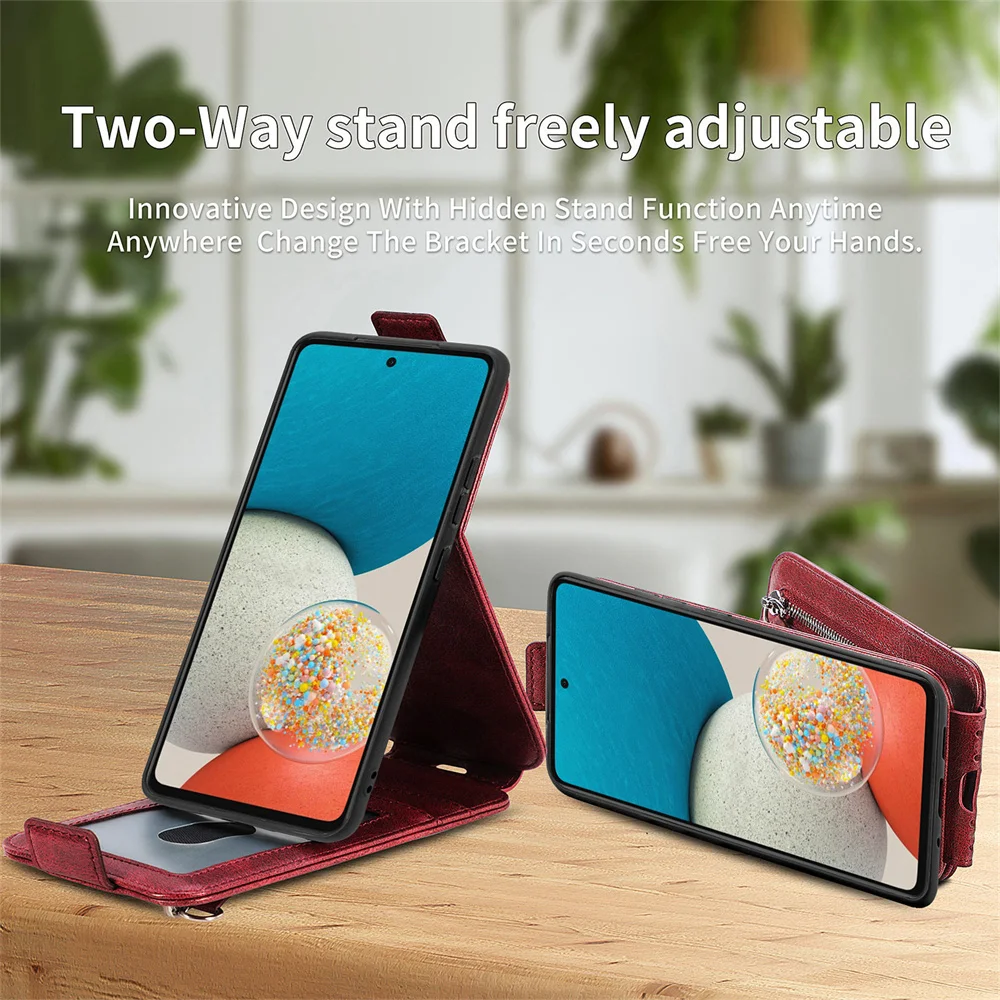 Винтажный кожаный чехол-книжка на молнии для телефона Infinix Note 12 2023 12i 2022 Pro X671 X663 X663C