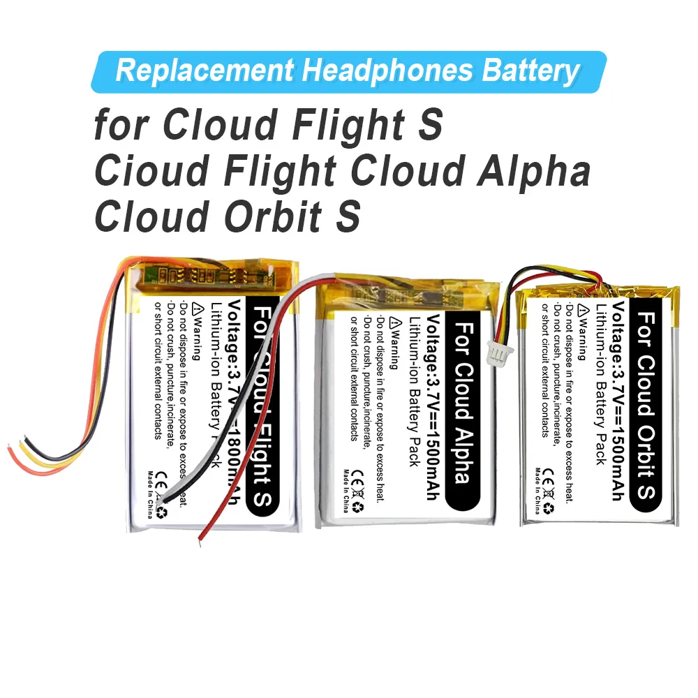 Фото Сменный аккумулятор для гарнитуры HyperX Hyper X Cloud Flight S Alpha Orbit S №1