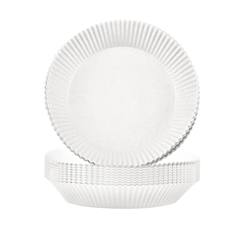 

Air Fryer Disposable Paper Lined Non-Stick Mat Steamer Round Paper Baking Mat Kitchen Air Fryer Baking Accessories