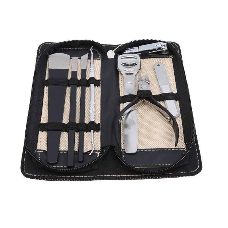 

8 шт., инструмент для педикюра, из нержавеющей стали